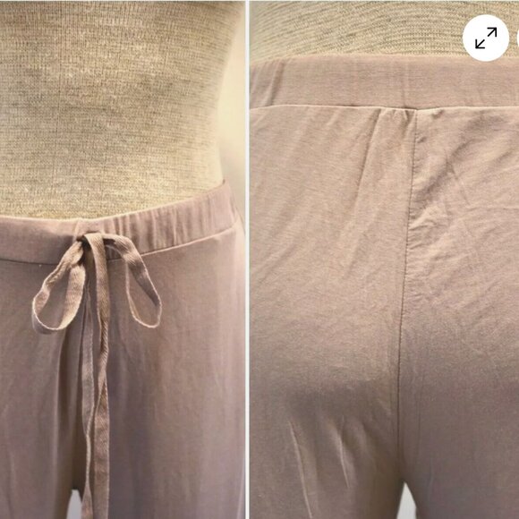 $250 M NWOT luxury TWINSET Simona Barbieri couture PAJAMA SET PLUM lace RAYON - Picture 7 of 12